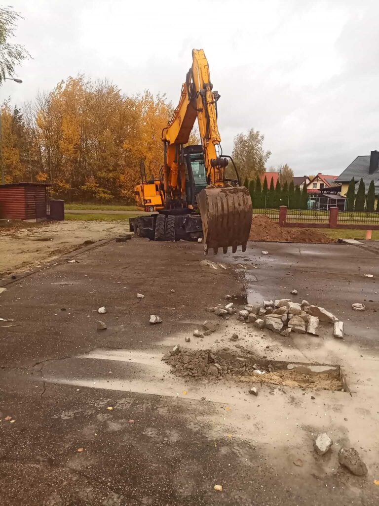 rozbiórka fundamentów