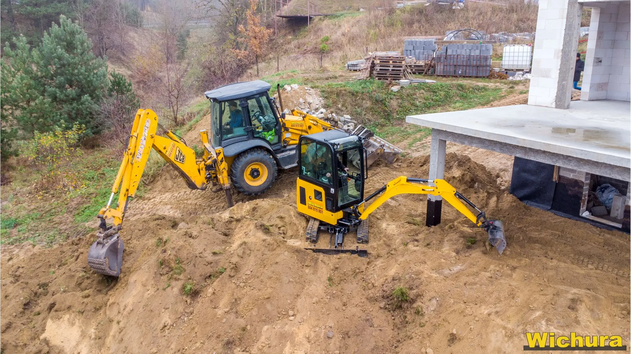 Niwelacja i skarpowanie terenu Czarnków Wronki Lubasz